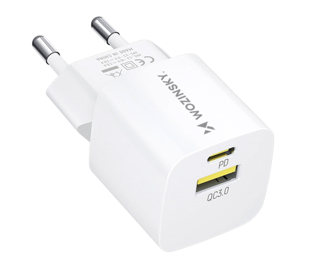 Wozinsky Ładowarka sieciowa GaN USB-A USB-C 33W biała WWCEAC - 1487884 - zdjęcie 4